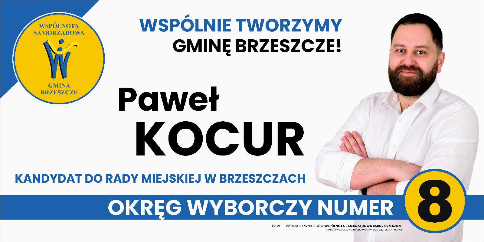 Plakat wyborczy Kocur