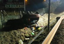 Brzeszcze. Dachowanie na DW933