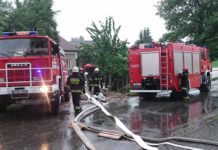 ‘Powódź błyskawiczna’ na terenie Gminy Brzeszcze