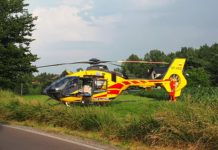 Kobieta spadła ze schodów. Interweniował śmigłowiec LPR