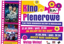 Kino plenerowe przed Ośrodkiem Kultury