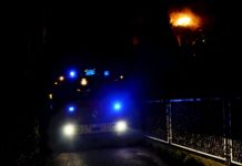 Pożar budynku przy ulicy Storczkowej w Brzeszczach -FOTO-