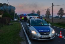 Tragiczny wypadek na Łęckiej- motocyklista w ciężkim stanie trafił do szpitala