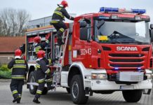 Walczył z pożarem do przyjazdu Straży Pożarnej- mężczyzna uratował swój zakład pracy