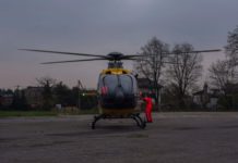 Śmigłowiec przetransportował chorego 6-latka