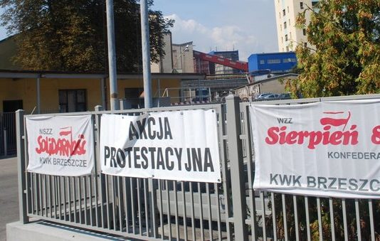 Pogotowie Strajkowe w ZG Brzeszcze- cierpliwość górników się skończyła
