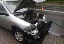 Złe warunki pogodowe powodem kolizji drogowej