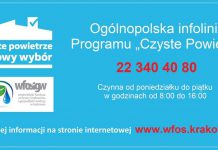 Infolinia Programu “Czyste powietrze”