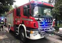 Interwencja Strażaków w jednym z mieszkań przy ul. Dworcowej