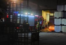 Zagrożenie chemiczne w rejonie ulicy Klonowej w Brzeszczach- na miejscu pracują strażacy