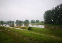 Stan ostrzegawczy na Wiśle w Jawiszowicach