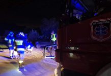 Zasnęła za kierownicą i wjechała w ogrodzenie