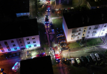 Pożar mieszkania w Brzeszczach – FILM, ZDJĘCIA!