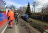 Wypadek na DW933 w Brzeszczach jedna osoba w szpitalu