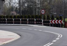 Droga powiatowa w Skidziniu po modernizacji