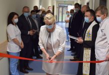 Nowoczesna stacja dializ przy szpitalu.