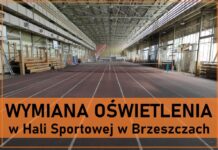 Wymiana oświetlenia w Hali Sportowej w Brzeszczach
