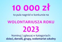 WOLONTARIUSZ ROKU 2023. Pora na zgłoszenie kandydatur