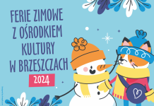 Zapraszamy na ferie zimowe 2024 z Ośrodkiem Kultury w Brzeszczach.
