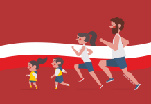 V RODZINNY BIEG NIEPODLEGŁOŚCI pod Honorowym Patronatem Iwony Gibas – Członka Zarządu Województwa Małopolskiego i Patronatem Radosława Szota – Burmistrza Brzeszcz