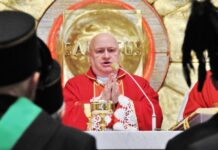 Biskup Greger modlił się za górników z naszej gminy