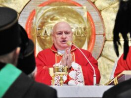 Biskup Greger modlił się za górników z naszej gminy